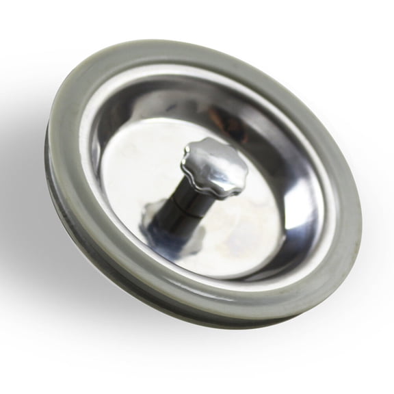 HONMEET Stainless Steel Kitchen Sink Drain Stopper Flat Cover Plug, 1 Set for Effective Drain Blocking and Leak Prevention