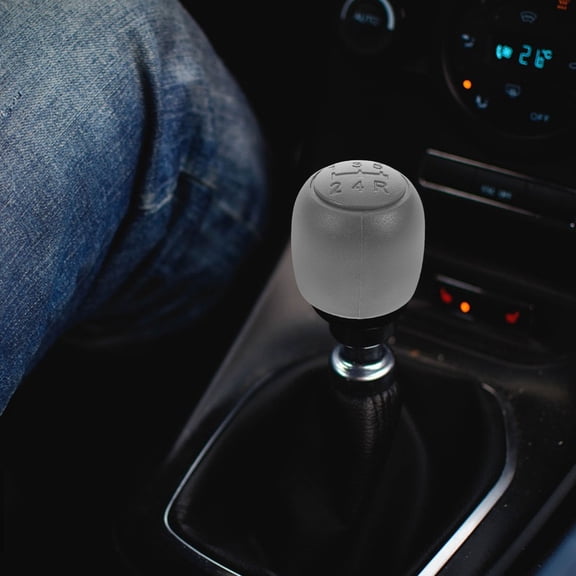 HONMEET Stick Shift Knob Gear Shift Knob Grey Plastic 1Pack
