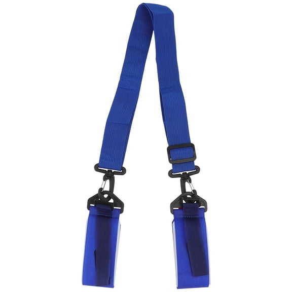 HONMEET Adjustable Nylon Ski Strap with Shoulder Belt, Hook & Fastener for Easy Outdoor Ski Carry