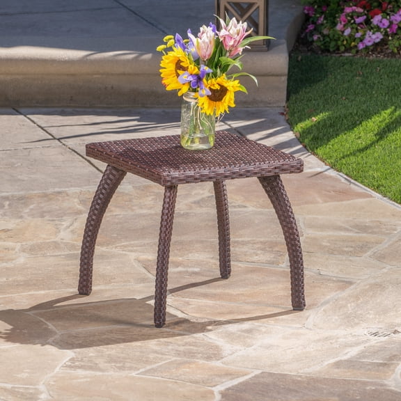 HONOLULU BROWN SIDE TABLE  for Home  Quality Craftsmanship with Premium Materials for Long-Lasting Durability