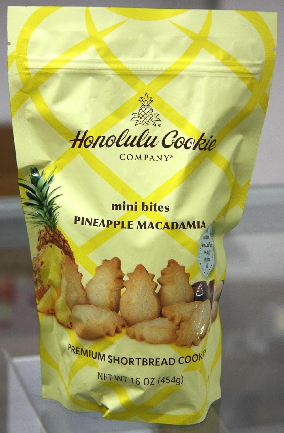 HONOLULU COOKIE COMPANY MINI BITES PINEAPPLE MACADAMIA PREMIUM
