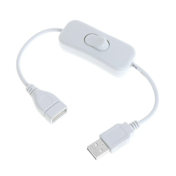 USB cable New 28cm USB 2.0 A Male to A Female Extension Extender White Cable Wit