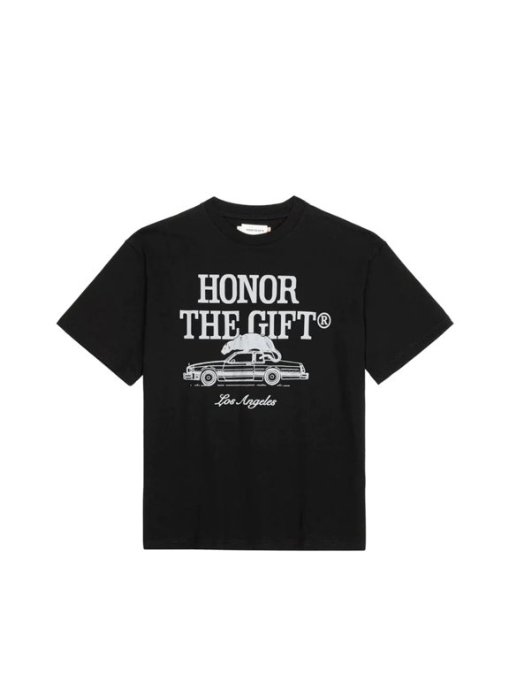 Men's HTG Pack Relaxed Oversized Box Fit Tee T-Shirt (Medium, Black)