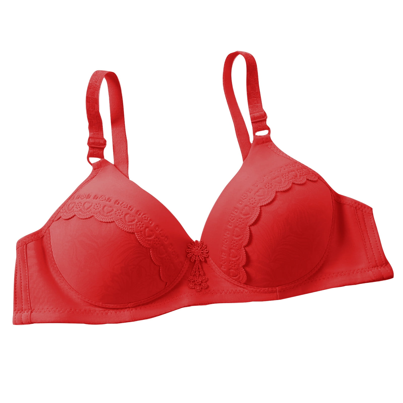 HONVEIO Push up Bras for Sagging Breasts Women's Solid Color Non