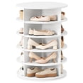 thumbnail image 1 of HOOBRO 5-Tier 20 Pair Rotating Shoe Rack Entryway Hallway Coatroom Hallway White WT05SC01, 1 of 9
