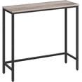 thumbnail image 1 of HOOBRO Narrow Console Table 29.5" Entryway Small Sofa Table Metal Frame Home Hallway Living Room Foyer Gray BG75XG01, 1 of 8