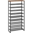 thumbnail image 1 of HOOBRO Shoe Rack 10 Tiers Storage Organizer for 36 Pairs Shoes Hallway Entryway BF107XJ01, 1 of 8