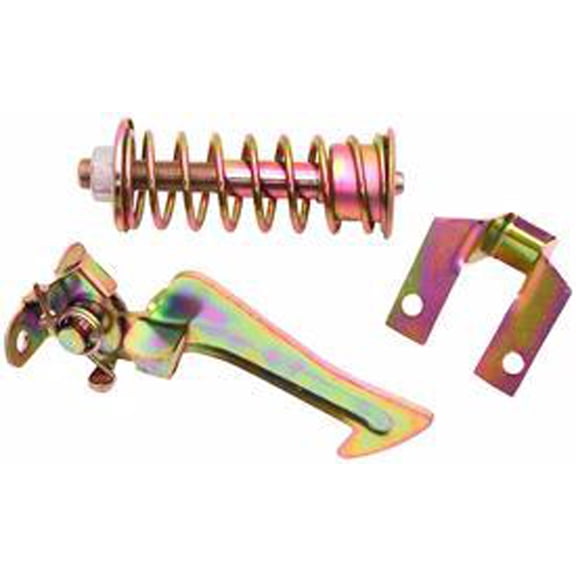 HOOD LATCH ASSEMBLY; WITH SPRING/HOOK/BRACKET; MADE OF STEEL