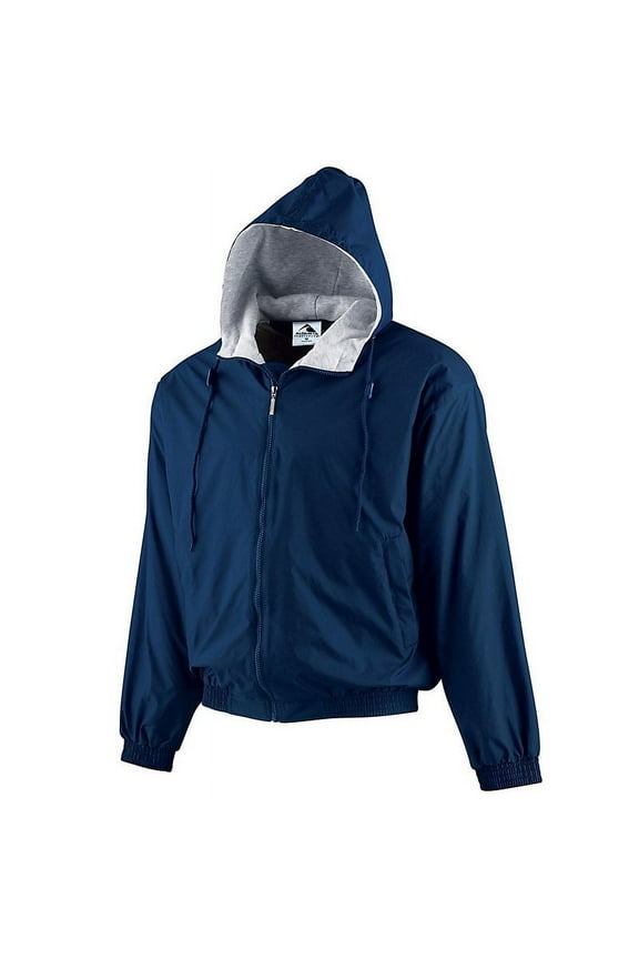 HOODED TAFFETA JKT/FLC LD NAVY M