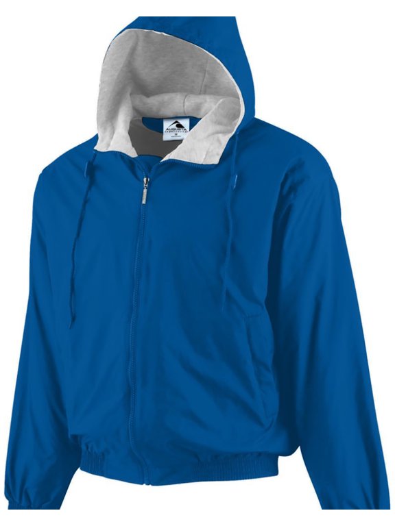HOODED TAFFETA JKT/FLC LD ROYAL L