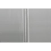 HOODMART 48  x 120  Metal Wall Panels - High Quality Stainless Steel Sheet with End Caps, Back Splash Guard for Food Trucks, Restaurants, and Trailers