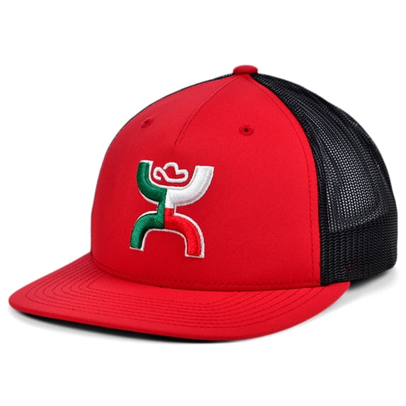 Hooey Boquillas Red Black Mexico - Hats Cap - 2118T-Rdbk