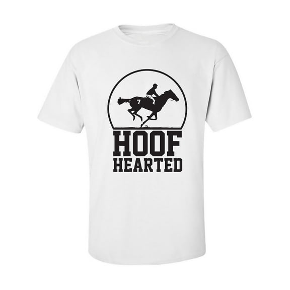 HOOF HEARTED Adult Short Sleeve T-shirt