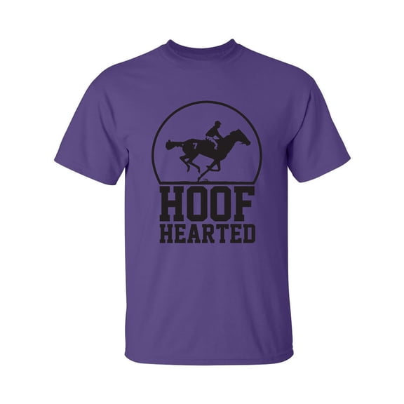 HOOF HEARTED Adult Short Sleeve T-shirt