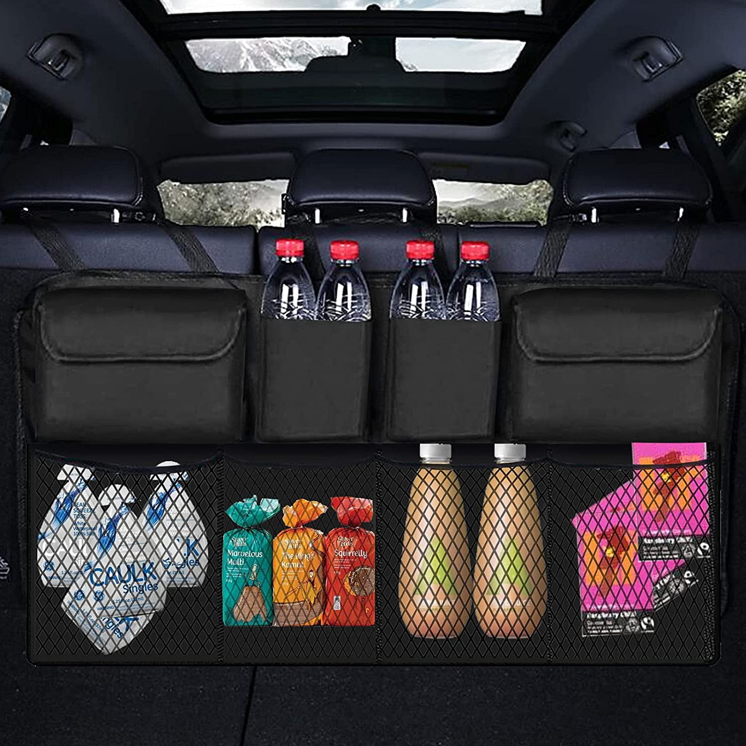 Car Storage Travel Bag Soft Woolen Felt Car Trunk Organizer Car Storage Bag  Folding Storage Bag