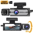 thumbnail image 1 of Henotian Dual Dash Cam,1080P Front+Cabin View with Night Vision, 3.16" HD Display, 24/7 Parking Monitor, G-Sensor & Loop Recording, 1 of 8