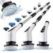 Hoofun 500RPM Cordless Electric Spin Scrubber 25W Power Brush for Bathroom Tub Shower