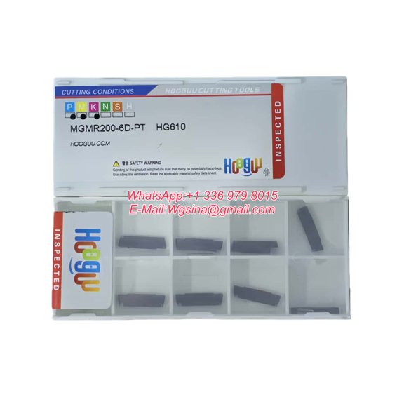 HOOGUU MGMR200-6D-PT HG610 Grooving Insert 100% Original 10pcs