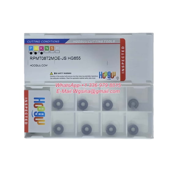 HOOGUU RPMT08T2MOE-JS HG655 Milling Insert 100% Original 10pcs
