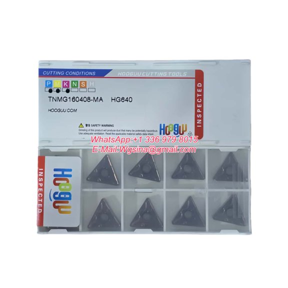 HOOGUU TNMG160408-MA HG640 Turning Insert 100% Original 10pcs