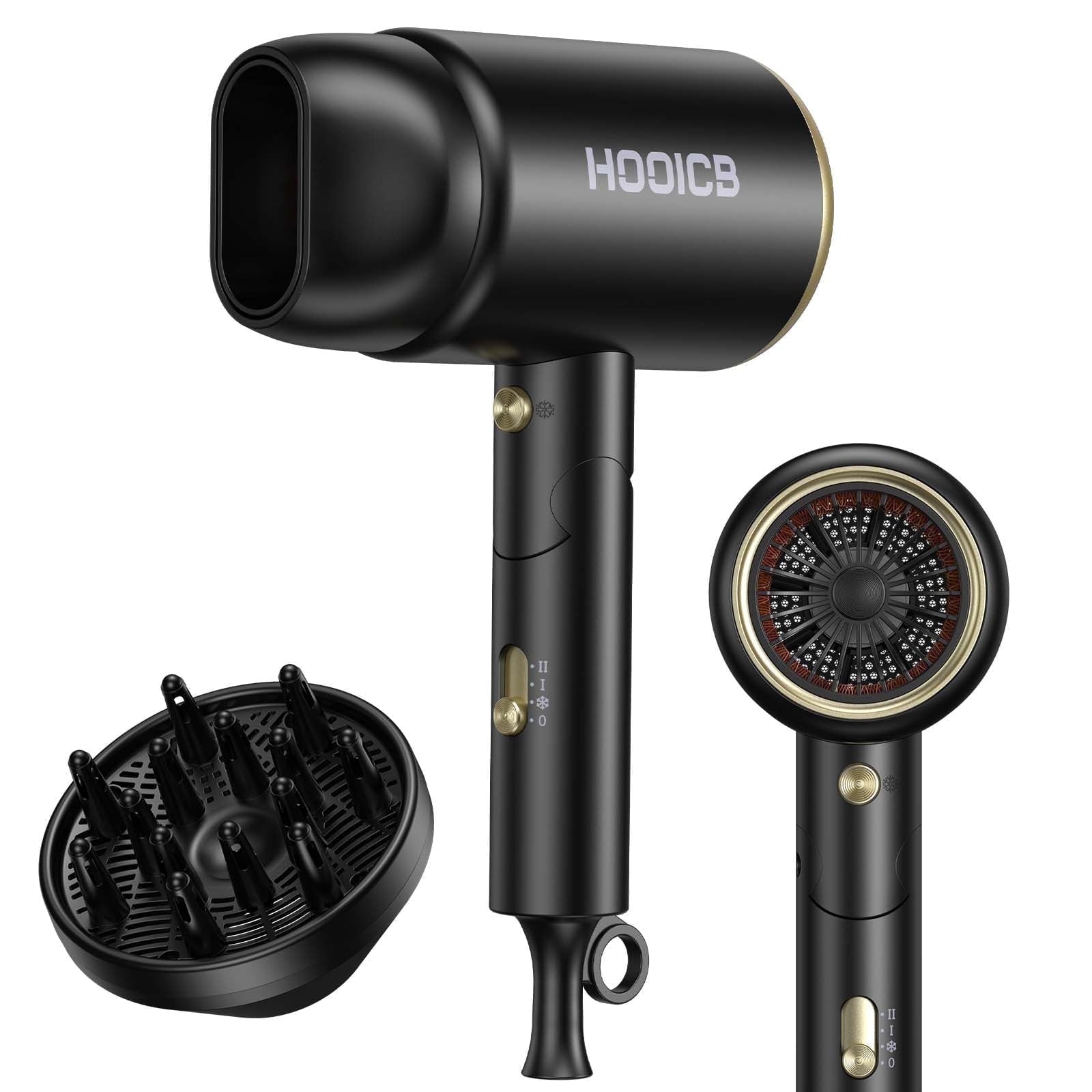 HOOICB Hair Dryer, 2000W Professional Ionic Blow Dryer with