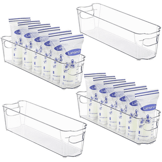  Organizer for Empty Breast Milk Storage Bags - External  Refrigerator Container with Strong Magnets - Versatile for Additional Uses  - Organizer Pro Max : Baby