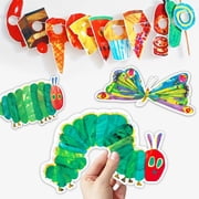 HOOJOJO 34Pcs The Very Hungry Caterpillar Felt Story Set, Interactive Classroom Dramatic Play Early Learning Educational Toy for Kids Age 3+