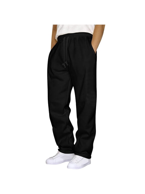 Clearance!Mens Fashion Joggers Sports Pants Casual Cotton Cargo Pants Gym Sweatpants Trousers