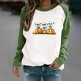 thumbnail image 1 of HOOJT Halloween Sweatshirts for Women Oversized Loose Long Sleeve Shirts Fall Round-Neck Blouses Cute Funny Printed Sweaters Crewneck Pullover Top Halloween Costumes, 1 of 8