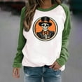 thumbnail image 1 of HOOJT Womens Halloween Shirts Oversized Loose Long Sleeve Sweatshirts Fall Round-Neck Blouses Cute Funny Printed Sweaters Crewneck Pullover Top Halloween Costumes, 1 of 7