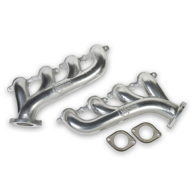 Hooker Exhaust Manifold GM LS Cast Iron Silver 8501-1HKR Hooker Exhaust Manifold GM LS Cast Iron Silver 8501-1HKR
