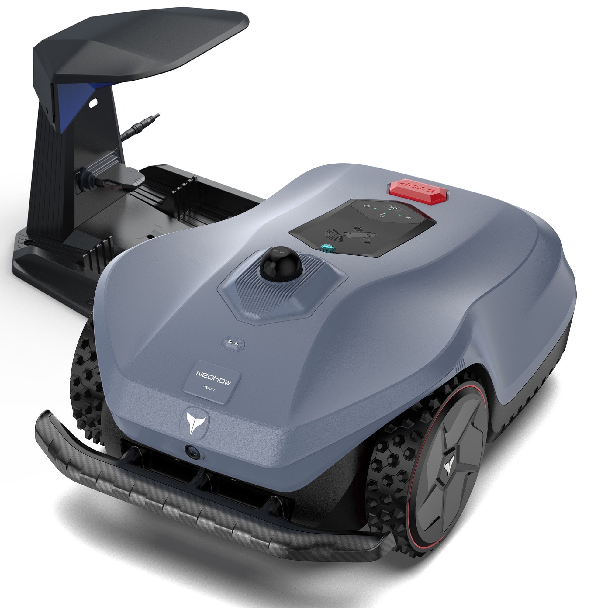 HOOKII Neomow X2 360° 3D LiDAR Robot Lawn Mower, Wire Free for 1 Acre, No RTK Antenna, 4G App Control, GPS Anti-Theft, 13Ah, IPX6, Supports Upgrade AI Bionic Triple Vision Module for Auto-Mapping