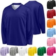 thumbnail image 1 of HOOMEUMY Boys School Sports V Neck Shirts Breathable Fabric Casual Sport Tops Daily Wear, 1 of 9