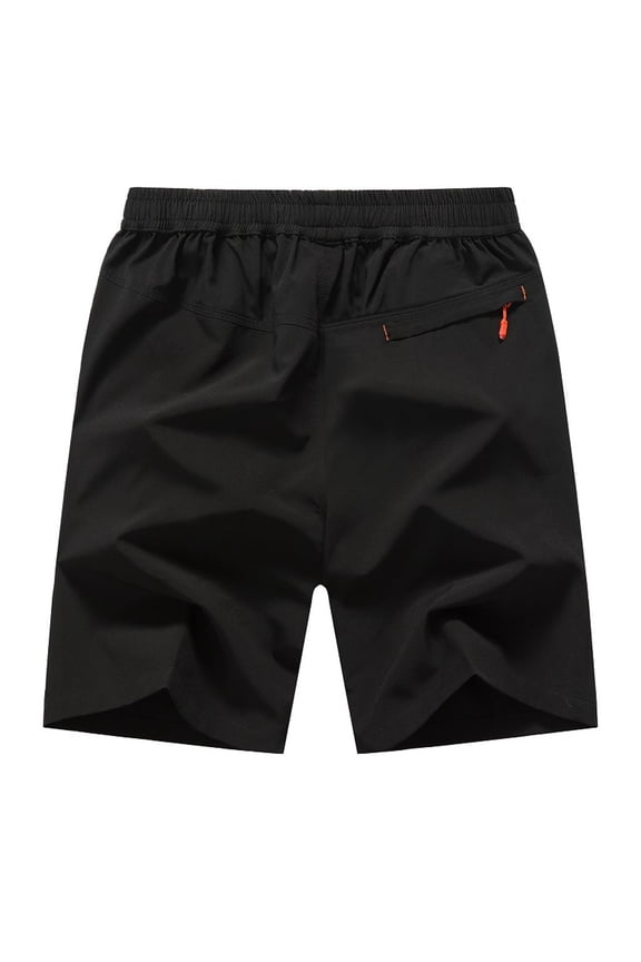 Men's Summer Cargo Shorts Quick Dry Lightweight Breathable with Zipper Pockets Running Training Beach Shorts for Men Orange XXXXL