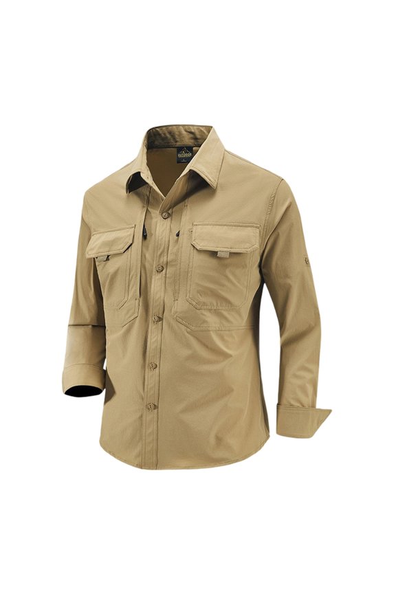 Field Versatile Mens Long Sleeve Shirt with Pockets Taclite Pro Style
