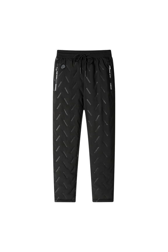 Heated Pants USB Fast Heating Winter Thermal Warm Trousers with 3 Heat Settings for Camping (Black,XXXXXL)