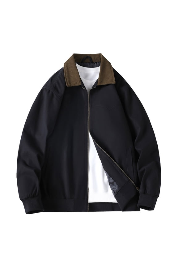 Men Letter Winter Jackets for Men Streetwear Flight Coats