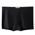thumbnail image 1 of HOOMEUMY Men's Boxer Briefs Underwear Soft Breathable Cotton Modal Underpants Comfortable Underwear for Men Loose Fit Daily Wear Pack of 3 Light Black L, 1 of 6