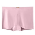 thumbnail image 1 of HOOMEUMY Men's Boxer Briefs Underwear Soft Breathable Cotton Modal Underpants Comfortable Underwear for Men Loose Fit Daily Wear Pack of 3 Light Pink XXL, 1 of 6