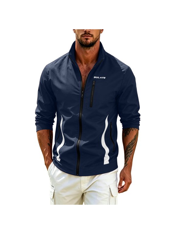 Men's Cycling Jackets Running Bike Windbreaker Light Packable Hooded Jacket