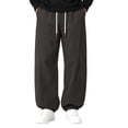 thumbnail image 1 of HOOMEUMY Men's Multi Pocket Cargo Jogger Pants Adjustable Drawstring Waist Elastic Cuffed Ankle Casual Trousers s Available, 1 of 7