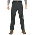 thumbnail image 1 of HOOMEUMY Men's Outdoor Hiking Pants Lightweight Waterproof Windproof Fleece Lined Winter Softshell Snow Ski Pants with Zipper Pockets Gray S, 1 of 4