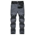 thumbnail image 1 of HOOMEUMY Men's Outdoor Quick Dry Hiking Pants Lightweight Breathable Water-Resistant Camping Climbing Trekking Trousers with Zipper Pockets Gray M, 1 of 9
