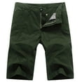thumbnail image 1 of HOOMEUMY Men's Summer Cargo Shorts Cotton Loose Fit Khaki Work Beach Bermuda Shorts with Multi Pockets Green 20, 1 of 3