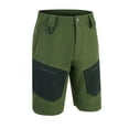thumbnail image 1 of HOOMEUMY Men's Summer Lightweight Cargo Shorts Quick Dry Stretch Multi-Pockets Outdoor Hiking Camping Fishing Travel Shorts Green L, 1 of 3