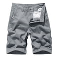 thumbnail image 1 of HOOMEUMY Men's Summer Shorts Straight Fit Lightweight Quick Dry Stretch Beach Shorts with Zipper Pockets Gray XXXXXL, 1 of 5