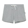 thumbnail image 1 of HOOMEUMY Men's Summer Sports Shorts Mid Waist Drawstring Solid Color Loose Fit Beach Shorts with Pockets Gray L, 1 of 4