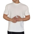 thumbnail image 1 of HOOMEUMY Men's Summer Wrinkle-resistant Crew Neck T-Shirts Short Sleeve Slim Fit Quick Dry Solid Color Athletic Tee Tops White XL, 1 of 6