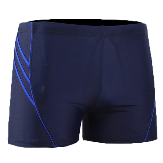 HOOMEUMY Men's Swim Trunks Quick Dry Stretch Beach Shorts with Side Mesh Pockets Bathing Suits Swimwear Blue XXL