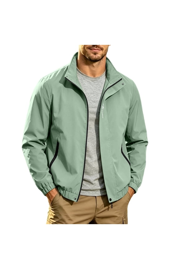 Men's Windproof Flight Jacket Airy Windbreaker Outdoor Golf Fashion Coat